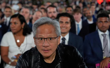 Nvidia's CEO says it's in talks with Trump administration on a new chip for China