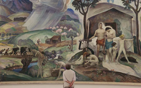 A Giant Wyeth Mural Comes Out of the Vault, Bearing Family Stories