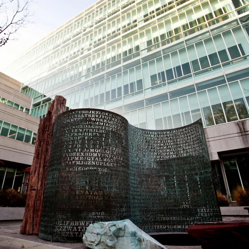 A Solution to the C.I.A.’s ‘Kryptos’ Sculpture Goes Up for Auction