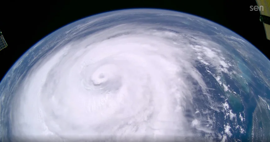 See Hurricane Erin from the International Space Station