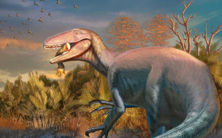 Scientists discover a new dinosaur from Argentina with a crocodile bone in its mouth