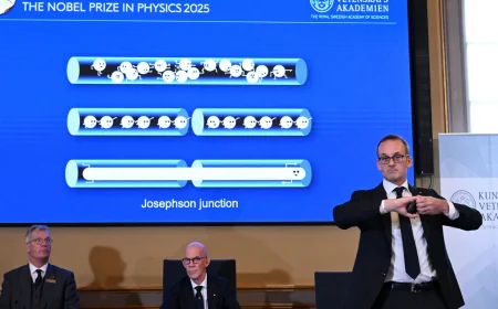 Nobel in Physics goes to 3 scientists for work on quantum technology