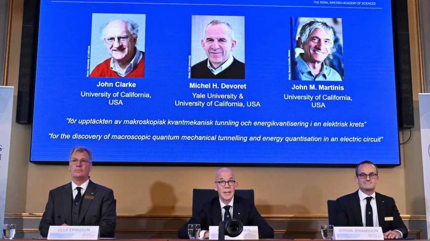 Nobel Prize in physics goes to 3 scientists whose work advanced quantum technology