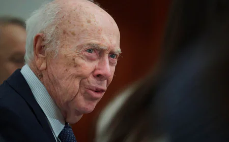 James Watson, co-discoverer of the shape of DNA, dies at 97