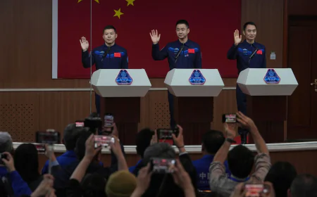 China's stranded astronauts to return from space station