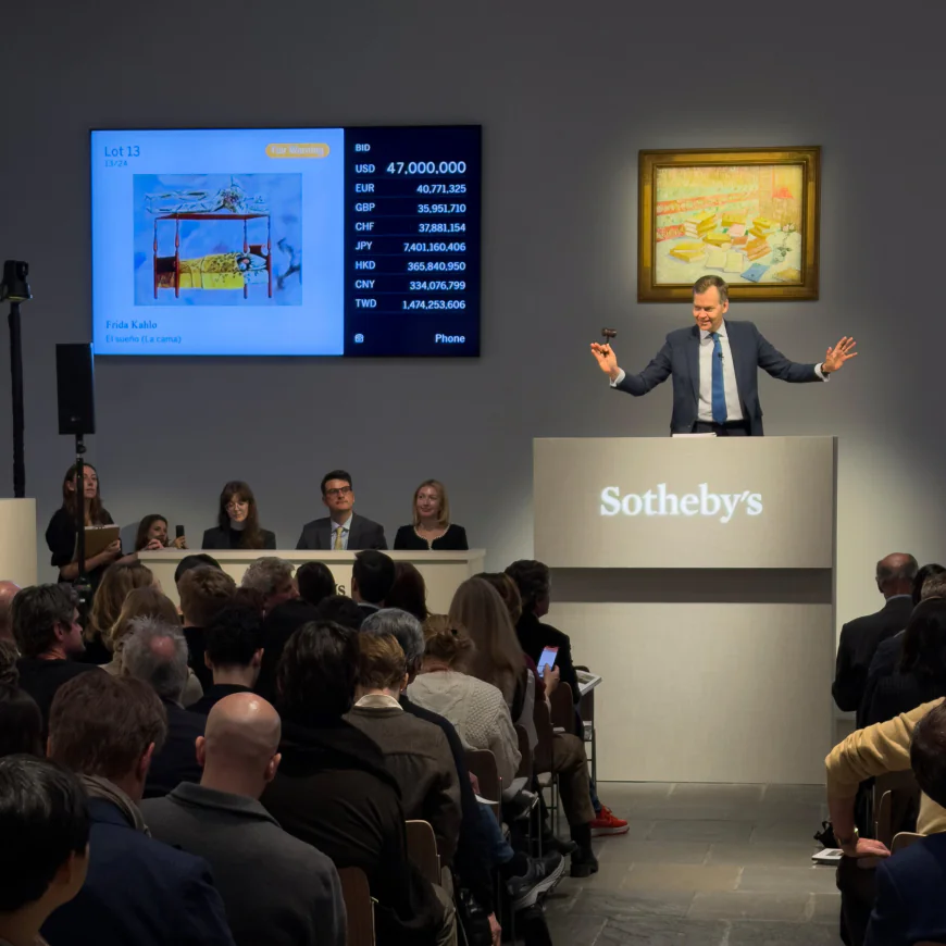 Frida Kahlo Portrait Sells for $55 Million, Her Auction Record