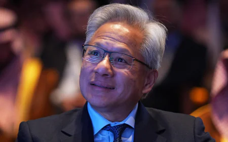 Nvidia CEO Jensen Huang visits Republicans as debate over intensifying AI race rages