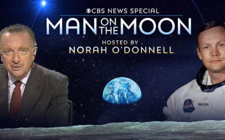 CBS News special: "Man on the Moon"