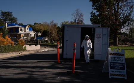 LA residents are still battling toxic hazards a year after historic wildfires