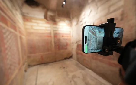 Ancient Rome meets modern technology as tourists visit an ancient home via livestream tours